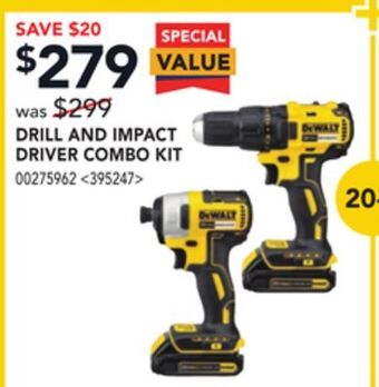 RONA Drill and impact driver combo kit offer