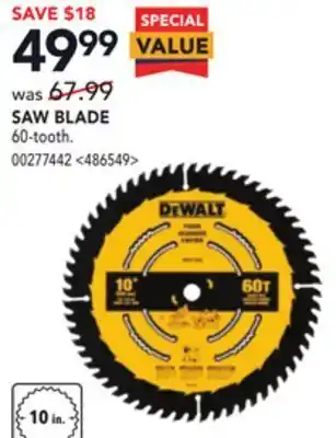 RONA Saw blade offer