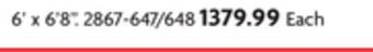 Home Hardware 6' x 6' 8. oreana patio doors offer