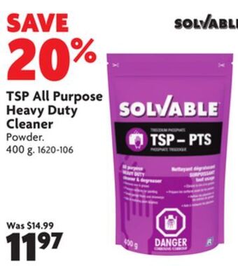 Home Hardware Tsp all purpose heavy duty cleaner offer