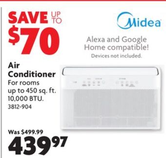 Home Hardware Air conditioner offer