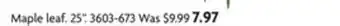 Home Hardware Maple leaf stake light offer