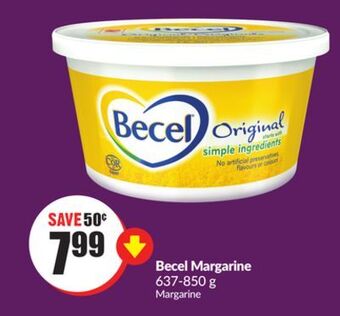 Chalo FreshCo Becel margarine 637-850 g offer