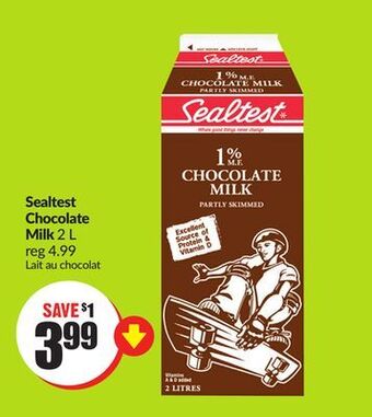 Chalo FreshCo Sealtest chocolate milk 2 l offer