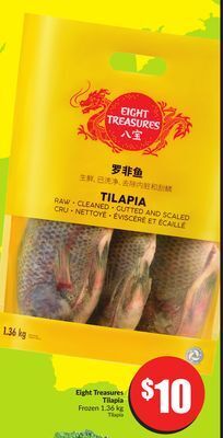 Chalo FreshCo Eight treasures tilapia frozen 1.36 kg offer