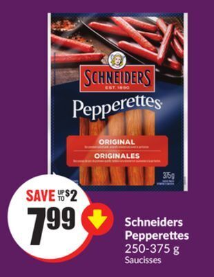 Chalo FreshCo Schneiders pepperettes 250-375 g offer