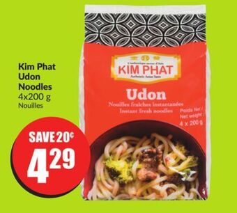 Chalo FreshCo Kim phat udon noodles 4x200 g offer