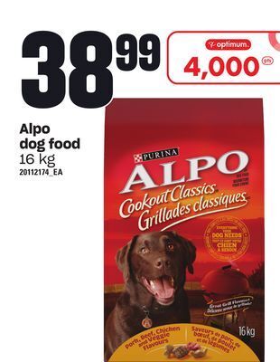 Zehrs Markets Alpo dog food, 16 kg offer