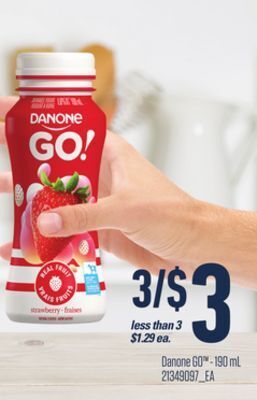 Zehrs Markets Danone go, 190 ml offer