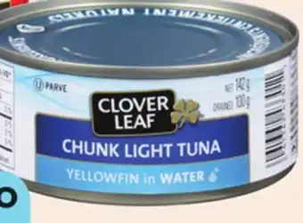 Giant Tiger Clover leaf canned tuna or salmon offer