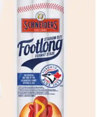 Giant Tiger Schneiders footlong wieners offer