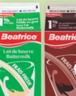 Marché Adonis Beatrice chocolate milk or buttermilk offer