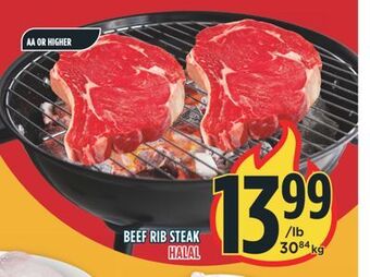 Marché Adonis Beef rib steak offer