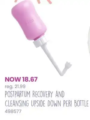 Babies 'R' Us Frida-mom postpartum recovery and cleansing upside down peri bottle offer