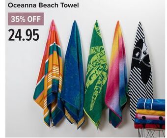 Linen Chest Oceanna beach towel offer
