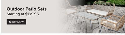 Linen Chest Outdoor patio sets starting at $199.95 offer