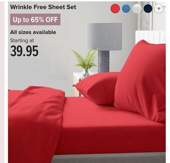 Linen Chest Wrinkle free sheet set offer