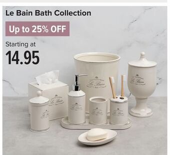 Linen Chest Le bain bath collection offer