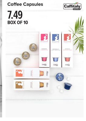 Linen Chest Coffee capsules offer