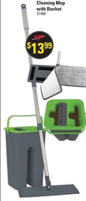Oxford Mills Cleaning mop with bucket offer
