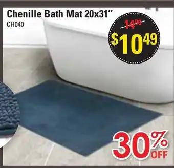 Oxford Mills Chenille bath mat 20x31'' offer
