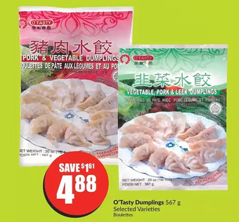 FreshCo O'tasty dumplings offer