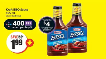 FreshCo Kraft bbq sauce offer