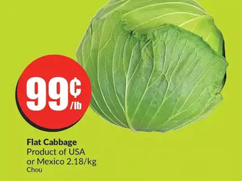 FreshCo Flat cabbage offer