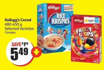 FreshCo Kellogg's cereal offer
