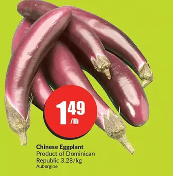 FreshCo Chinese eggplant offer