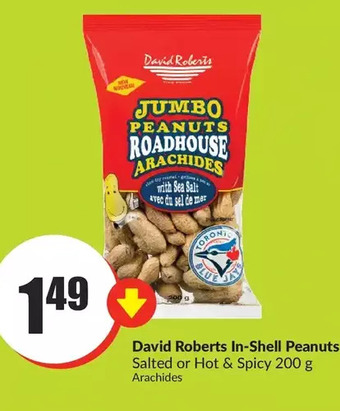 FreshCo David roberts in-shell peanuts offer