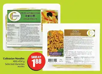 FreshCo Culinasian noodles offer