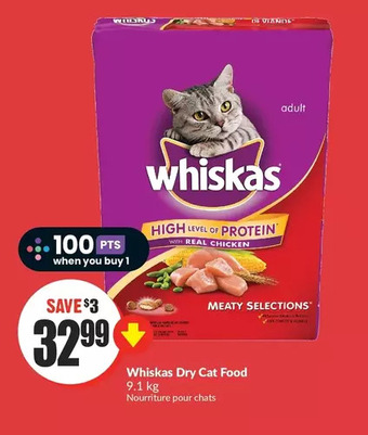 FreshCo Whiskas dry cat food offer