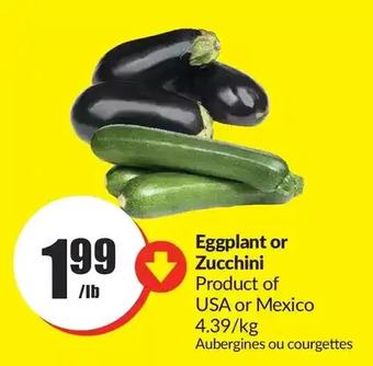 FreshCo Eggplant or zucchini offer