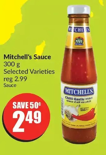 FreshCo Mitchell's sauce offer
