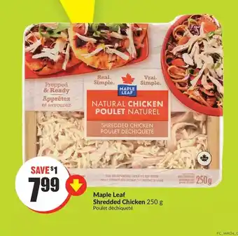 FreshCo Maple leaf shredded chicken offer