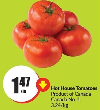FreshCo Hot House Tomatoes offer