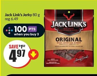FreshCo Jack Link's Jerky 80 g offer
