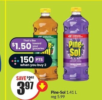 FreshCo Pine-Sol 1.41 L offer