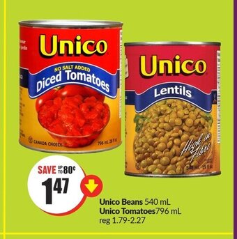 FreshCo Unico Beans 540 mL offer
