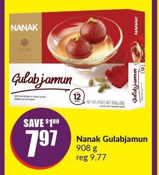 FreshCo Nanak Gulabjamun 908 g offer