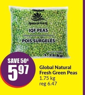 FreshCo Global Natural Fresh Green Peas offer
