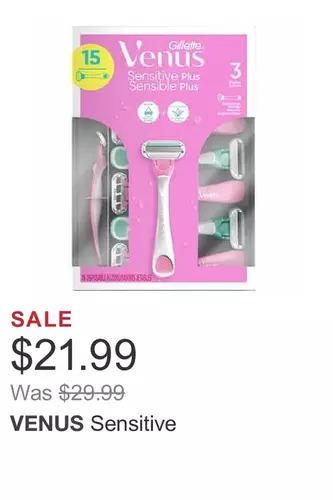 Costco Venus sensitive offer