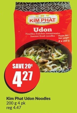 FreshCo Kim Phat Udon Noodles 200 g 4 pk offer