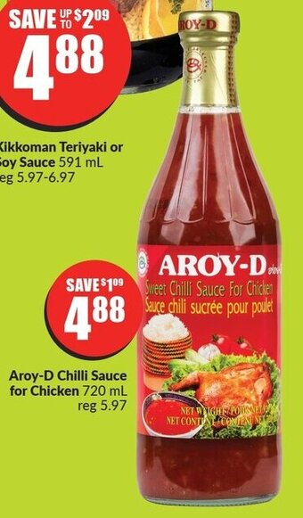 FreshCo Aroy-D Chilli Sauce for Chicken 720 mL offer