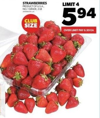 Real Canadian Superstore STRAWBERRIES 2 LB offer