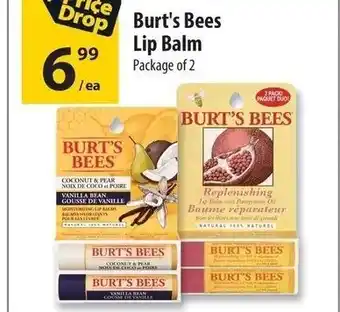 Co-op Burt's Bees Lip Balm Package of 2 offer
