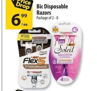 Co-op Bic Disposable Razors Package of 2-8 offer