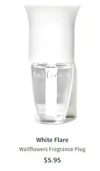 Bath & Body Works White Flare Wallflowers Fragrance Plug offer