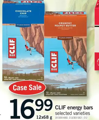 Fortinos Clif energy bars offer